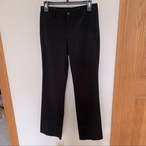 NYDJ classic straight leg black pants trousers size 4 great condition